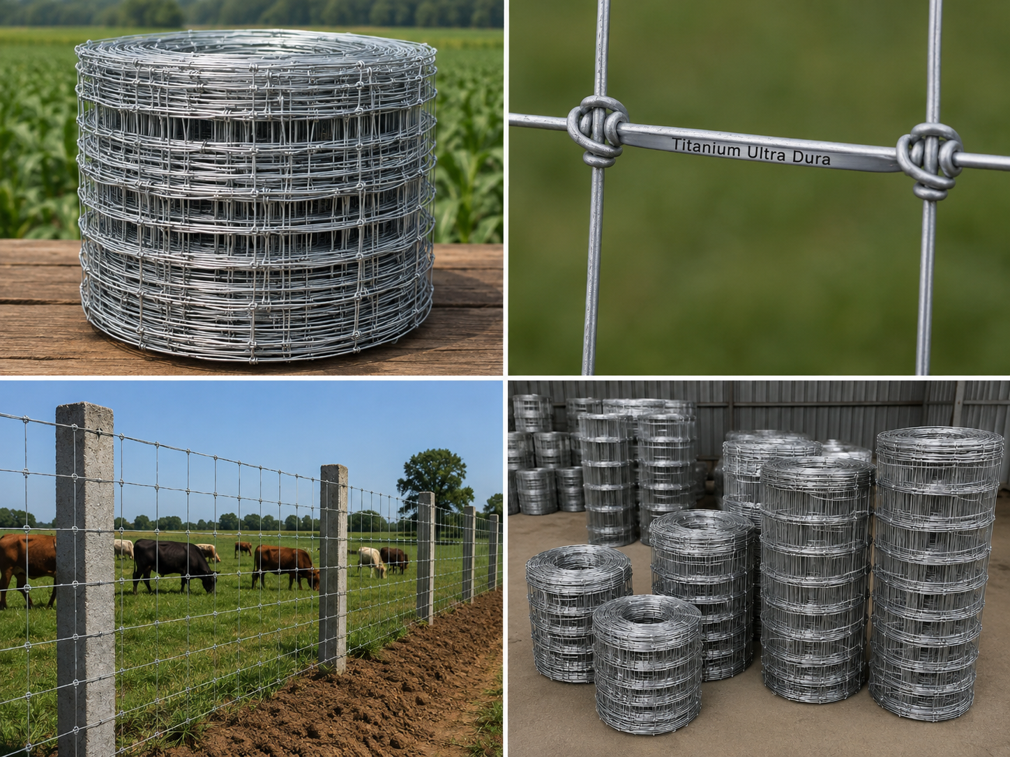 Galvanized Fencing Farm Collage