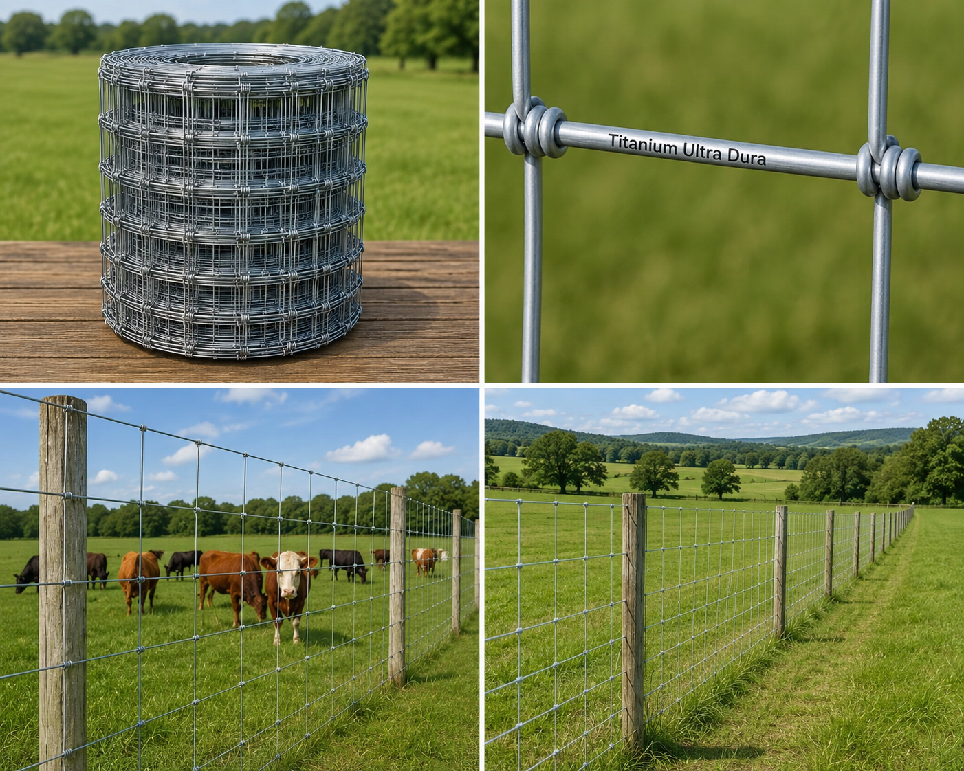 Titanium Wire Fencing in Pastures