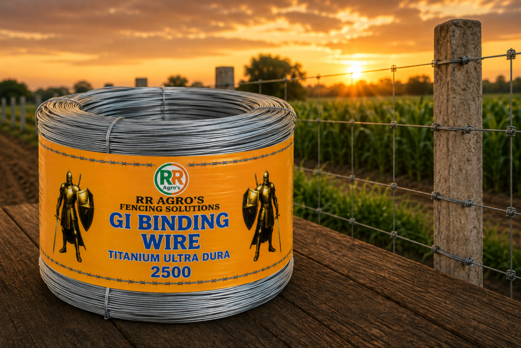 GI Binding Wire at Sunset